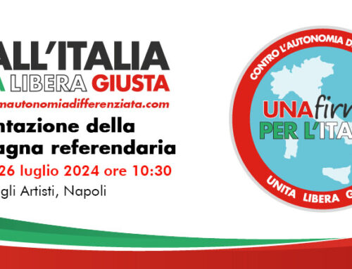 Autonomia differenziata, domani la presentazione della campagna referendaria: il calendario dei banchetti a Napoli